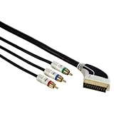Verbindungskabel Scart-Stecker - 3 Cinch-Stecker (YUV), 10mvon "Hama"