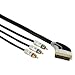 Hama HomeTheatre Verbindungskabel Scart-Stecker - 3 Cinch-Stecker (YUV) New Age 1,5 m