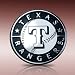 Texas Rangers Chrome Car Emblem
