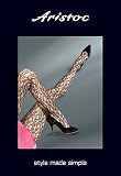 Ladies 1 Pair Aristoc Lace Tights with Back Seam