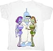 Futurama Bender the Offender White T-Shirt Tee