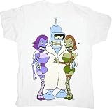 Futurama Bender the Offender White T-Shirt Tee