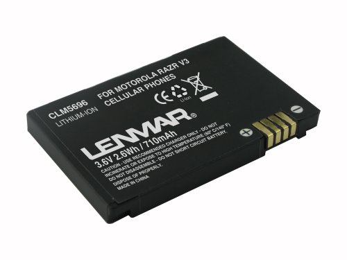 Lenmar Cell Phone Battery for Motorola MOTORAZR V3/RAZR V3m Series