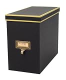 cargo Atheneum File Box, Black, Set of 2