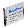 Maximal Power DB SAM SLB-0837 Replacement Battery for Samsung Digital Camera/Camcorder (Black)