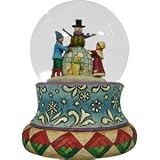 Snowman with Children Musical Snow Globe: Snowy Day, Frosty Friend