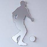 Footballer Mirror 40cm X 20cm