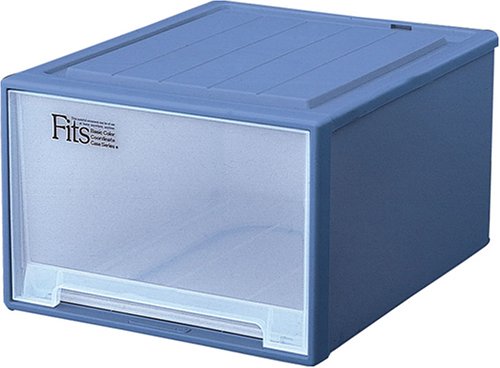 Fits フィッツケース クローゼット ワイドL-53 (幅44x奥行53x高さ30cm) ブルー