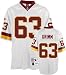 Russ Grimm White Reebok NFL #63 Premier Throwback Washington Redskins Jersey - Medium