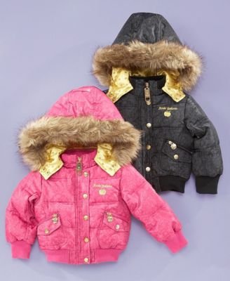 Buy Apple Bottoms Little Girl Tonal-Print Bomber Jacket