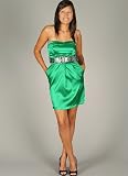 Strapless Snake Belt Pocket Formal for Bridesmaid Formal Prom