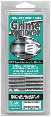 Bbq Grate and Oven Rack Grime Remover Refurbishing Pads - 2 Pack