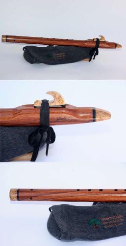 Brent Haines - Concerto Low C - Grenadillo, Maple Burl & Ebony Native American Style Flute