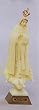Statue - Our Lady of Fatima - 11in. - Glass Eyes - Wood Composite - Hand Painted Finish - MADE IN PORTUGAL - Luminous
