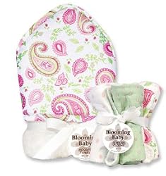 Blooming Bouquet Gift Sets - PAISLEY - Hooded Towel & Wash Set