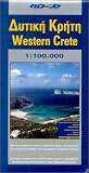  : Map of Western Crete (Maps of Greek Islands)