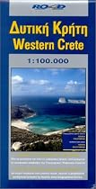 Map of Western Crete (Maps of Greek islands)