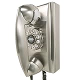 Crosley 302 Wall Phone CR55-Brushed Chrome