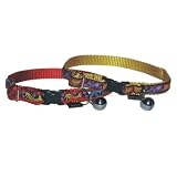 Pretty Kitty Breakaway Cat Collar-Daisy Block Design