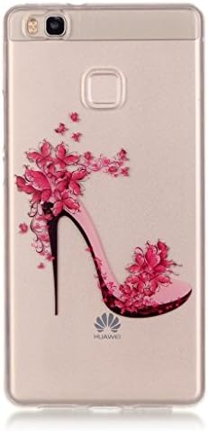 Case For Huawei P9 Lite (not for Huawei P9),Ramidy High-heeled shoes Printing Soft Transparent TPU Gel Silicone Clear Bumper Protectiove Skin Case Cover For Huawei P9 Lite (not for Huawei P9)