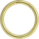 Single 14K White Gold Segment Ring: 12g 5/8