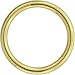 Single 14K Yellow Gold Segment Ring: 14g 3/8"