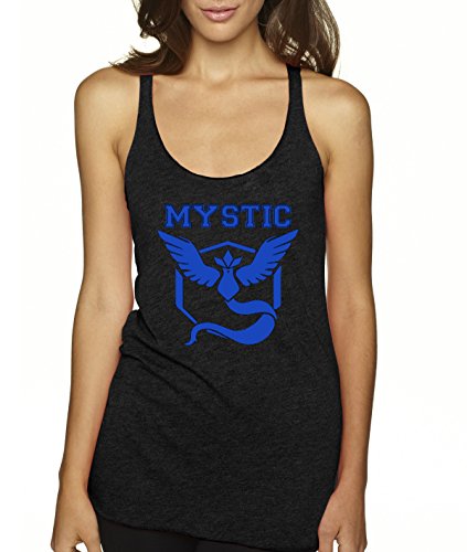 New Way 514 - Women's Tank-Top Pokemon GO Team Mystic Emblem Logo Articuno