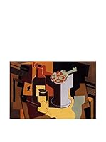 Especial Arte Lienzo Flasche und Obstschale - Juan Gris Multicolor