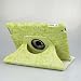 Ctech 360 Degrees Rotating Stand Stylish Embossed Flowers Case for iPad 3/2 with Stylus, Supports Smart Cover Wake/Sleep -Green
