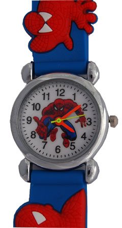 Spiderman Watch Blue Jelly Band