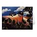 Bill and Coo by Jerzy Marek - Greeting Card (Pack of 2) - 7x5 inch - Art247 - Standard Size - Pack Of 2