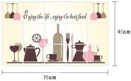 Lift Kitchen Party Oilproof Tile Stove Foil Wall Sticker Decor Wallpaper Paster
