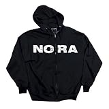 NORA - Logo - Black Zip Up Hoodie