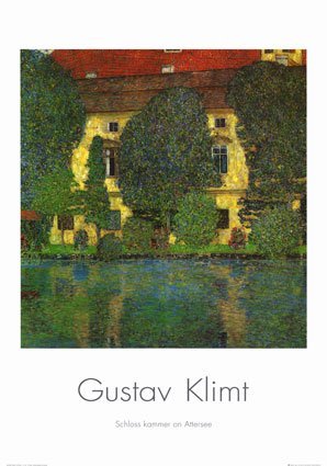 Schloss Kammer on Attersee Art Poster Print by Gustav Klimt, 28x40