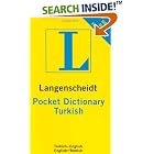 Click here to buy Langenscheidt Turkish Pocket Dictionary: Turisk-English... by  Resuhi Akdikmen.