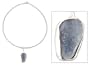 'Crystal Blue Hope,' choker 5.7" W x 4.9" L