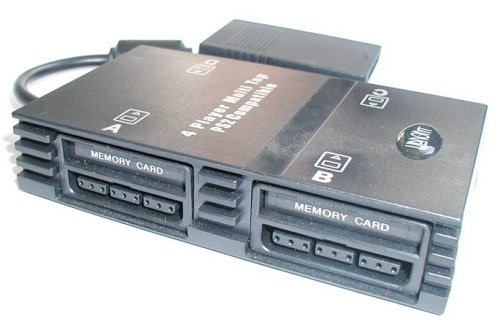 Childrens Toyshop  Video Games : Venom Black 4-Way Multi Tap Adapter (PS2)