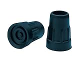 Carex Cane Tip 1", Black (Pack of 3)
