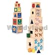 STAPELW�RFEL STECKW�RFEL W�RFEL STECKTURM HOLZ 10tlg.