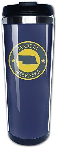 Made In Nebraska 304+ABS Stainless Steel Travel Tumbler Coffee Mug (400ml)