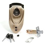 15 User Fingerprint Deadbolt Lock Silver