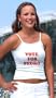 Vote For Pedro - Ladies Spaghetti Strap Tank Top