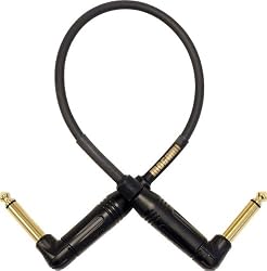 Mogami Gold Instrument 01RR Pedal/Accessories Cable R/A Ends 10 tip-to-tip