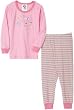 Gerber Butterfly Stripe Cotton PJs Two Piece, Mid Pink, 18 Months