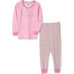 Gerber Butterfly Stripe Cotton PJs Two Piece, Mid Pink, 24 Months