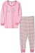 Gerber Butterfly Stripe Cotton PJs Two Piece, Mid Pink, 24 Months image 1