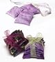 Sonoma Lavender Square Sachets - Lilac Dupioni Set of 3