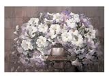 Bouquet of Petunias Art Poster Print by Victor Santos, 39x28