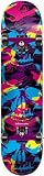 Speed Demons Skull Tone Complete Skateboard, 7.7-Inch