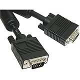C2G / Cables to Go 28012  Pro Series HD15 M/M SVGA Monitor Cable with Ferrites, Black  (10 Feet/3.04 Meters)